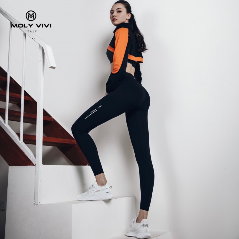 molyvivi魔力薇薇夜光魔力裤升级款2代女黑色运动显瘦腿裤打底裤-选品库-美视角-网红自媒体平台-重庆果实电子科技有限公司